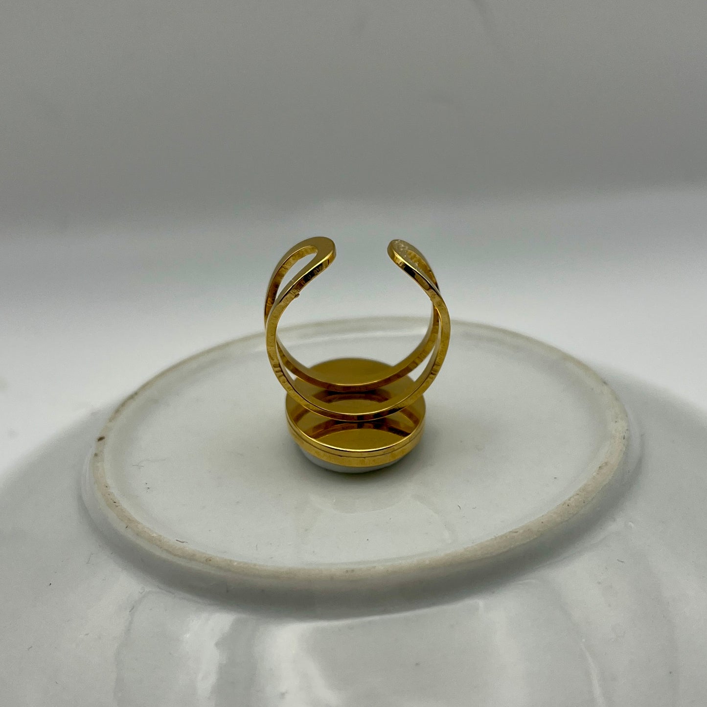 Anello gold ovale 10