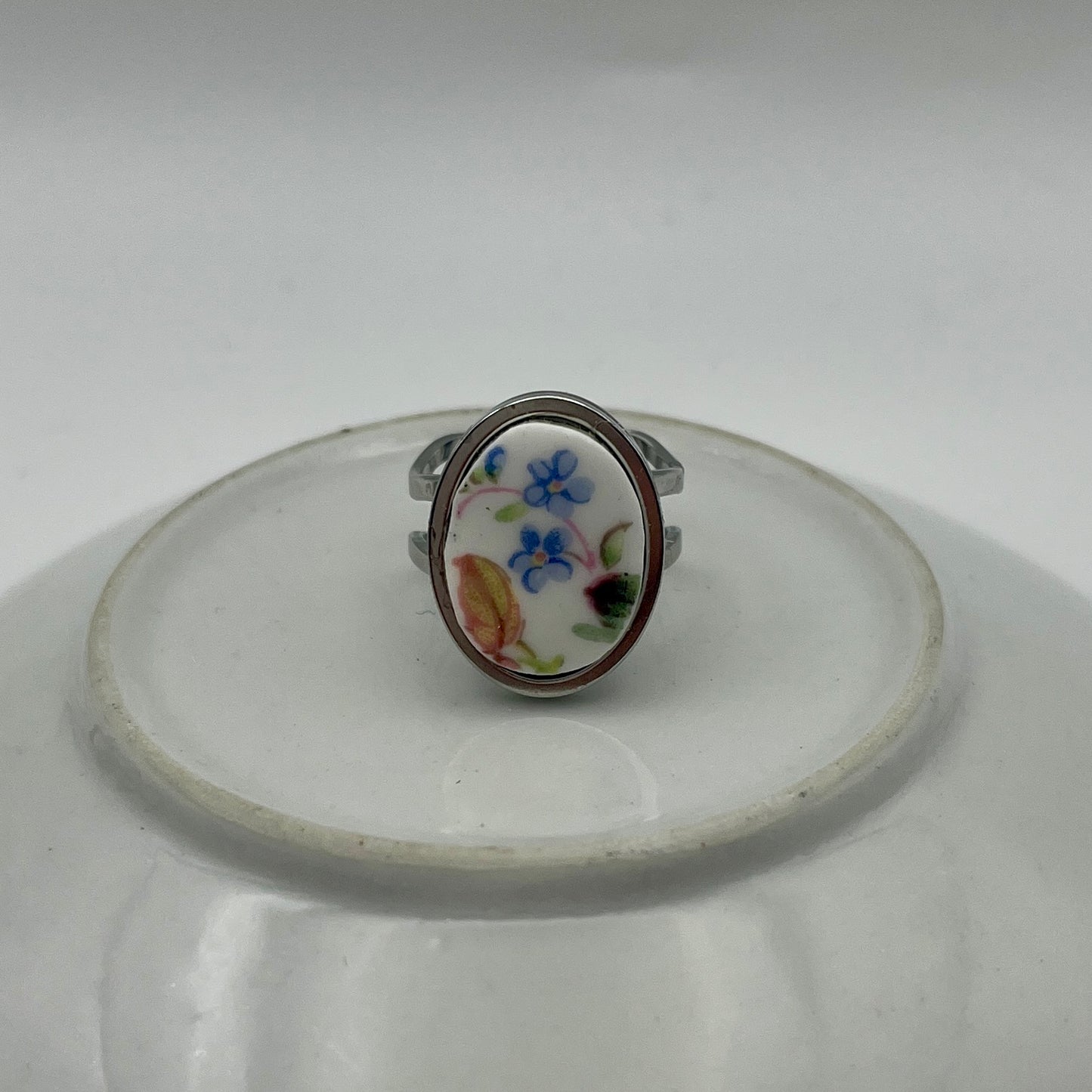 Anello silver ovale 10