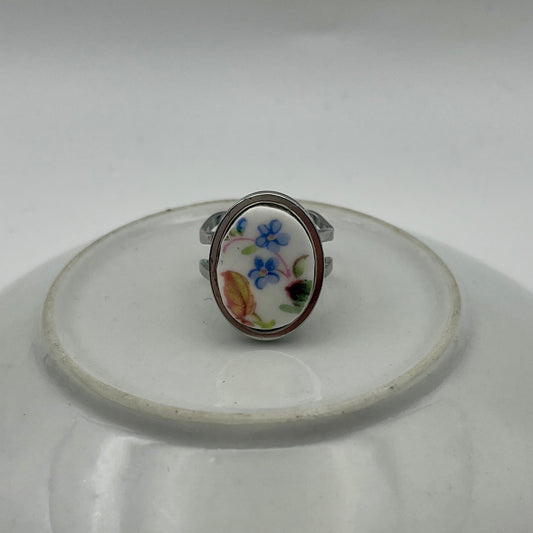 Anello silver ovale 10