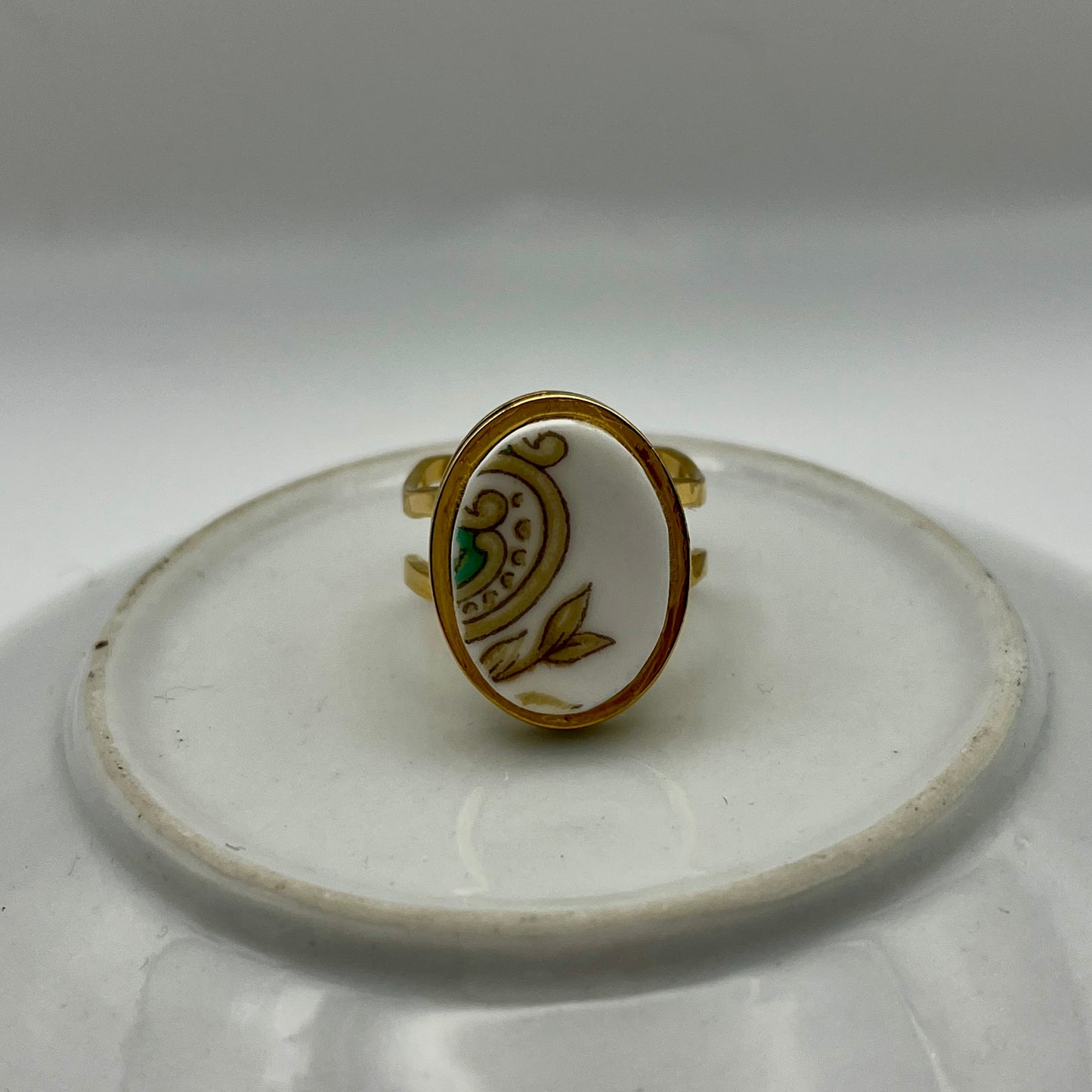 Anello gold ovale 10